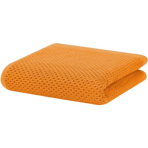 1 pièce Serviette de voiture, fibres gaufrées, nettoyage vitres et carrosserie, chiffon carré, usage automobile et ménager (1/5)