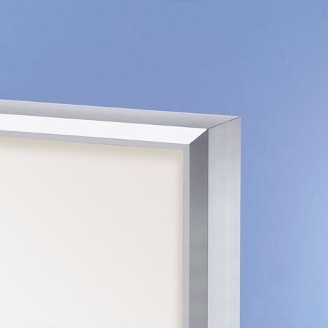 eurokraft pro, Vitrine d'affichage avec cadre en aluminium, à