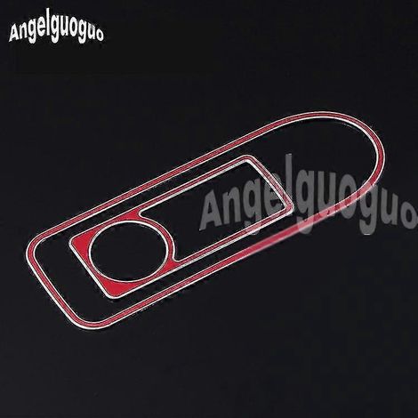 Angelguoguo Cache-autocollant pour interrupteur de boîte à gants, compatible avec Mercedes-Benz Classe C W205 et Classe GLC (2015-2018), référence X253 - 1 jeu rouge (1/4)