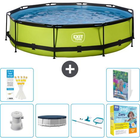 Exit Pool Rund - 360x76 cm - 7-teilig S202