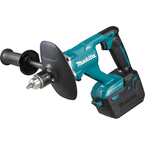 Makita – Malaxeur 18V 650W – 2 vitesses – Moteur sans charbon – Technologie XPT – Pour béton armé et espaces confinés