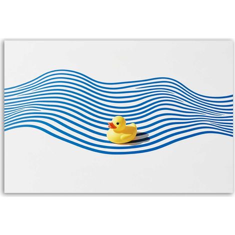 Tableau canard sur vagues graphiques (1/5)