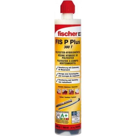 FISCHER resina fis p plus 300 t 523226 fischer , Resina Fis P Plus 300 T 523226 de la marca Fischer.