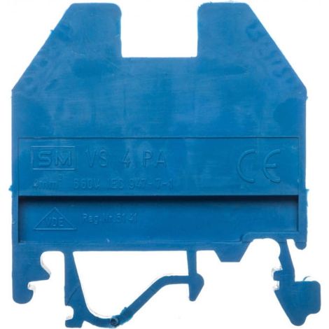 Gewindeschienenverbinder 4mm2 blau VS 4 PAN 003901038