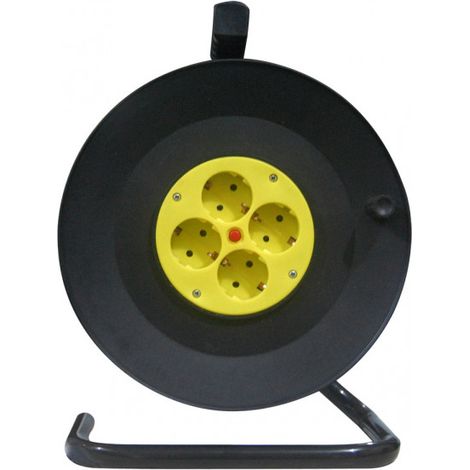 FABRILAMP 166431415  Enrollacable 4 Enchufes Cable 15m 3gx1,5mm Cobre C/termostato De Seguridad (1/2)