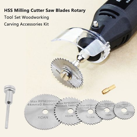 Kit de 14 lames de scie HSS pour fraisage et sculpture sur bois (1/5)