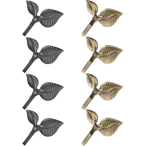muraux patères murales lot de 8 en fer avec motif de (1/5)