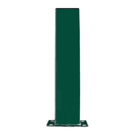 Potelet Hauteur 1900mm Section 150X50 Avec Platine Couleur vert 6005