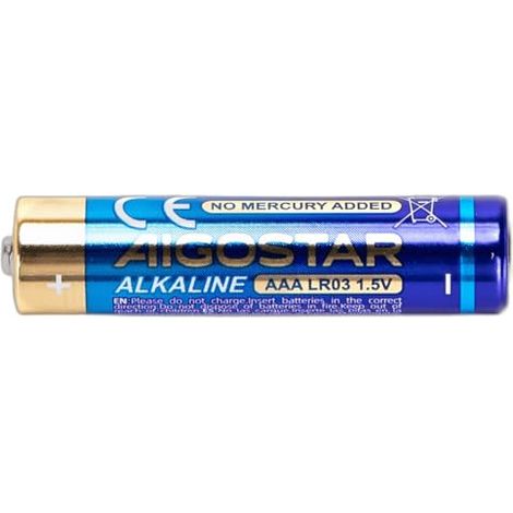 Aigostar Batería alcalina LR03 1,5 V 12 piezas Pila alcalina LR03 1,5 V 12 unidades