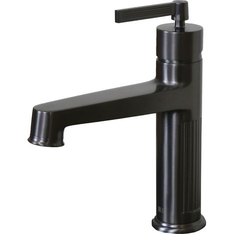 Essebagno Louxor Miscelatore per lavabo basso grigio gun metal