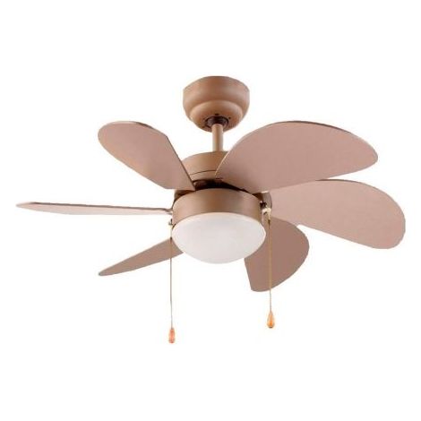 VENTILADOR TECHO FM VT-90 6P 75CM MADERA/GRIS (1/2)