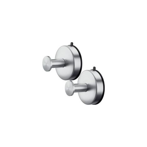 Houhence – Ganci portasciugamani in acciaio inox 304 – Impermeabili e antiruggine – Capacità 6,8 kg – Facile installazione su superfici lisce – Crezuo