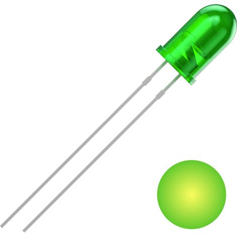 Quadrios 2111O158 LED bedrahtet Gelb-Grün Rund 5 mm 700 mcd 30 ° 20 mA 2 V (1/2)