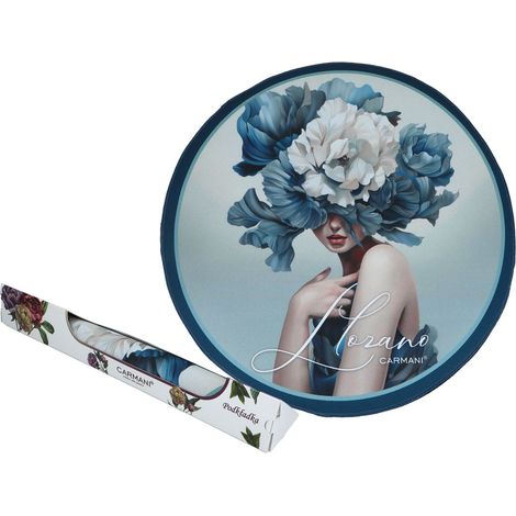 Carmani, runder Tischset aus Kunststoff – lozano/Flowers on the head
