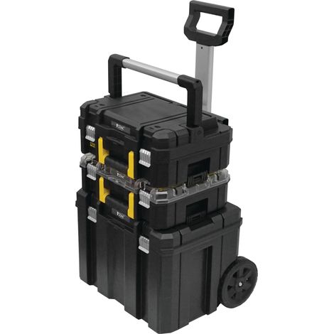 Stanley – Chariot de visite modulable 72 x 52 x 42 cm – Capacité 50 kg – Organiseur 7 compartiments – FMST180103