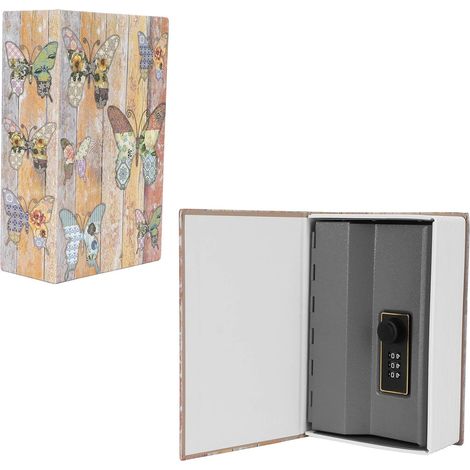 Piggy Bank Mini Simulation Book Safe Storage Box with Compartment Money Cash Jewelry Security Safe Box (1/5)