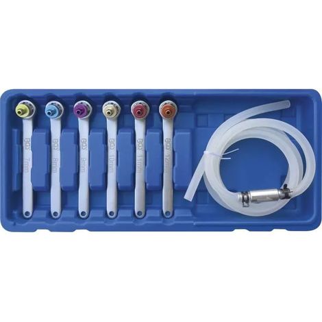 Set chiavi spurgo BGS 6 pezzi tubo silicone 120 cm