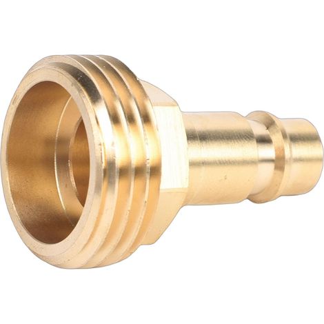 Adaptateur de Tuyau à Connexion Rapide pour Camping-Car, Installation Rapide en Laiton pour Un Raccordement sans Couture de Douche et de Tuyau d'arrosage de Camping-Car pour Douche Camping-Car, 3 Tuy (1/5)