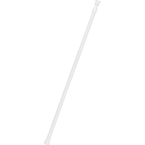 1 Barre de rideau télescopique réglable 60-110 cm, acier antirouille, installation sans outil, salle de bain (1/5)