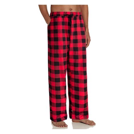 Pantalon de pyjama en flanelle à carreaux Buffalo pour femme avec poches (1/5)