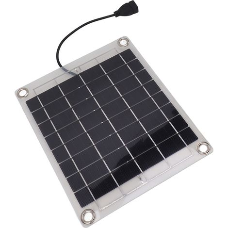 Schwimmender Wasserbefeuchter 20W Doppelseitiges Solarpanel Tragbarer USB Mini-Zerstäuber Luftbefeuchter für Zuhause und Auto (1/5)