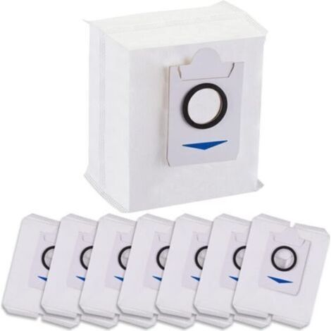 8er-Pack Staubbeutel, Zubehör für Ecovacs Deebot T10 Plus/Ecovacs Deebot X1 Plus Saugroboter, 3,2-Liter-Staubsaugerstation, großes Fassungsvermögen, einzigartige Ersatzteile (1/4)