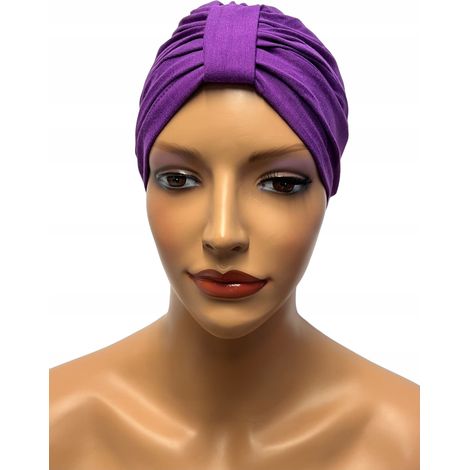 Turbante de mujer Emma 3891, sombrero de bambú, también después de la quimioterapia. (1/5)