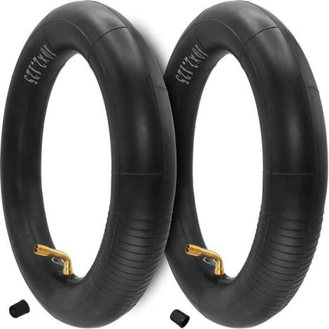 chambre à air 10x2.125 pouces avec valve coudée 70-90 pour trottinette électrique et edpm - kit de 2 unités 11 (1/4)