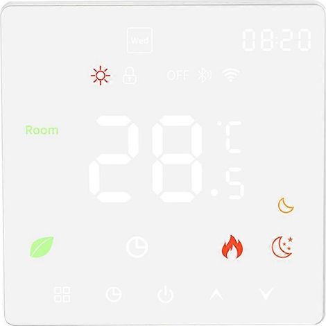 Tuya WiFi Smart-Thermostat für elektrische Fußbodenheizung, TRV-Ventil für Gas- und Warmwasserboiler, Alexa-kompatible Sprachfernbedienung A (1/5)