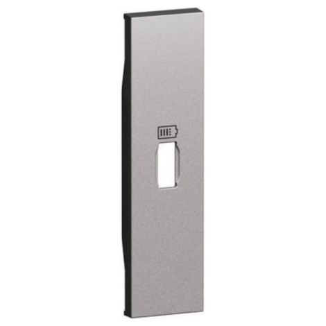 BTicino Living NOW Cover STEEL per USB 1 modulo - KS10P