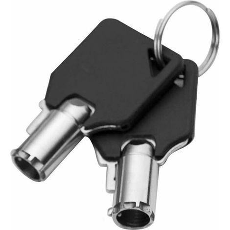 Clé Ouverture Urgence - Pour Coffre Fort Et Armoire - Compatible Cylindre Standard - 2 Pièces (1/5)