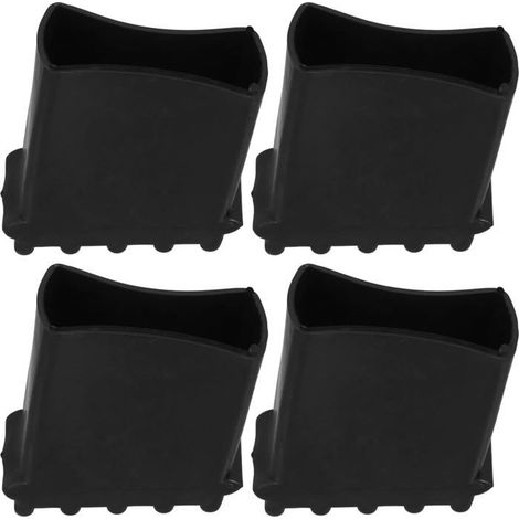 Lot de 4 patins antidérapants en caoutchouc pour pieds d'échelle, pièces de rechange pour marchepieds d'échelle, protections pour (1/4)