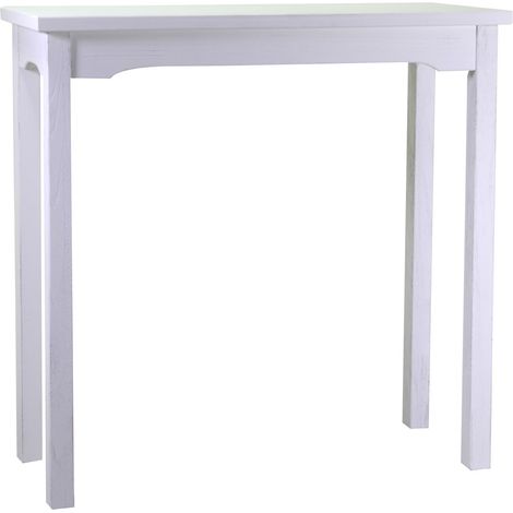Tavolo esposizione legno nantes bianco rettangolare cm 154x46h100 (1/4)