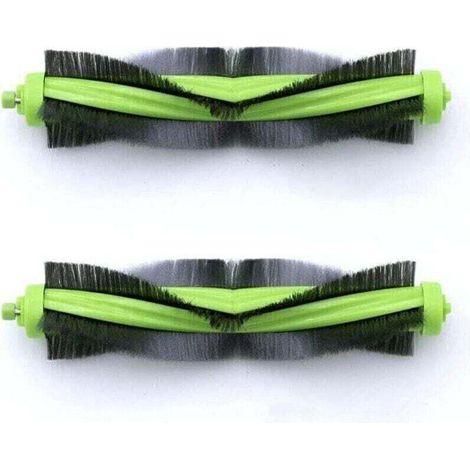 Juego de 2 rodillos principales y cepillo central para accesorios de aspiradora robot R1138 / R111840 -Crezuo