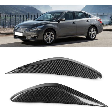 Décoration de phares en fibre de carbone pour Nissan Teana 13-15
