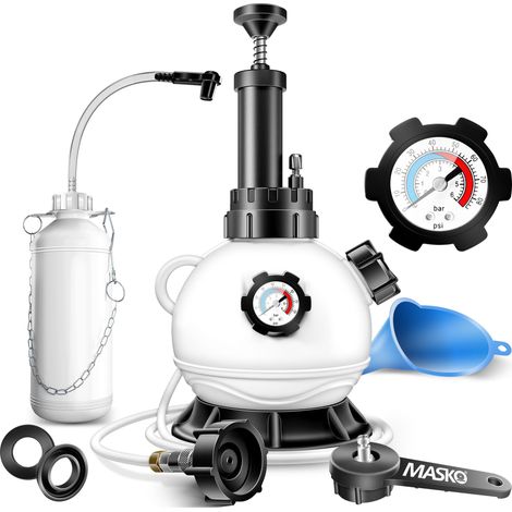 MASKO® Dispositivo spurgo freni con pompa - 2 L (1/5)