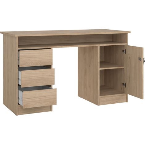KIT SCRIVIANIA FUCTION PLUS 126X55X75 QUERCIA- 1,0 pz