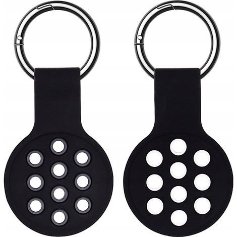 AirTags SCHUTZTAG WEICHGUMMI SCHWARZ X2