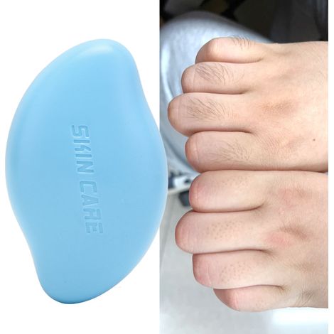 Appareil d'épilation pour femmes, appareil d'épilation pour les jambes, les bras et le dos des filles, appareil d'épilation portable, facile à nettoyer, réutilisable, outil exfoliant et d'épilation, b (1/5)