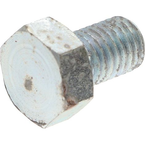 Vis métaux Tête hexagonale TH M12X25 Classe 6.8 Acier zingué-100 pièces