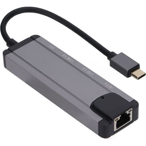 5-in-1 HD-Multifunktions-USB-C-Hub, 4K x 2K, Schnellladefunktion, iOS-kompatibel (1/5)