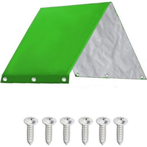Telo per tetto 226 x 132 cm Tessuto Oxford impermeabile con rivestimento argentato Tetto di ricambio per panchine a dondolo, coperture per patio, sedie a sdraio, giardino (1/5)