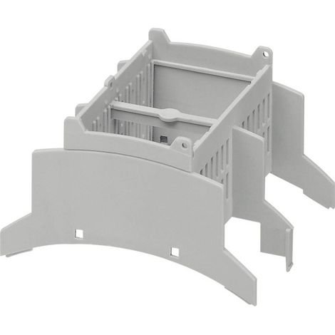Boîtier pour rail Phoenix Contact BC 71,6 OT U22 KMGY 2896063 Polycarbonate gris clair 89.7 x 71.6 x (1/2)
