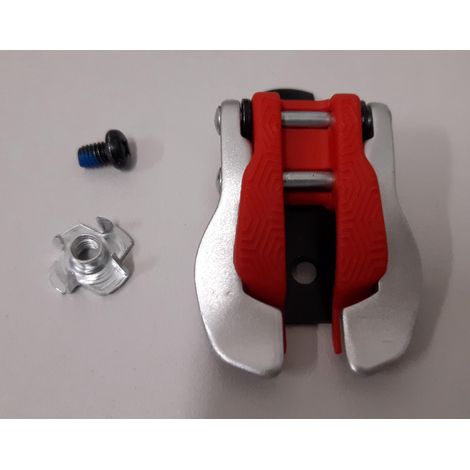 Hebilla de bota TCX Comp Evo/X-Helium Plata/Rojo N (1/2)