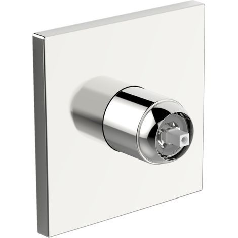 Hansa Varox Pro Fertigmontageset für Brausebatterie 4055 Rosette eckig Chrom (1/4)