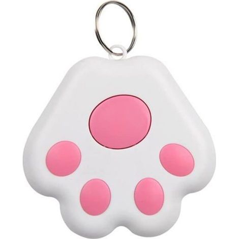 Traceur GPS pour Chien Chat, Traceur GPS pour Enfant Personne Âgée, Localisateur de clés, Mini GPS Tracker Localiser,rose (1/4)