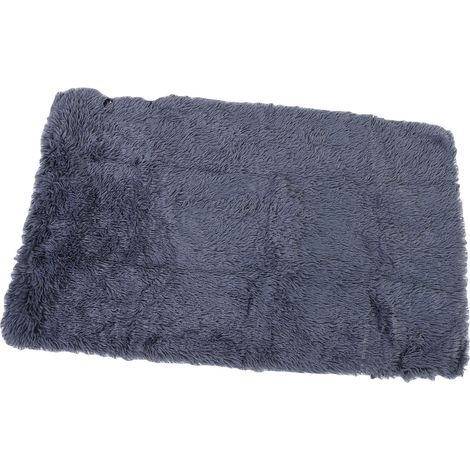 Châle chauffant USB - Velours doux, 3 températures, minuterie, 140x80cm, Gris, pour maison bureau extérieur (1/5)