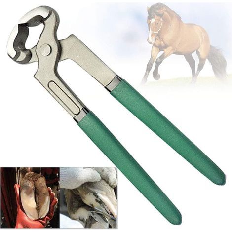Cortapezuñas universal profesional para caballos, recortador de pezuñas multiusos para cerdos, ovejas y ganado vacuno, con mango de goma, duradero y práctico. (1/4)