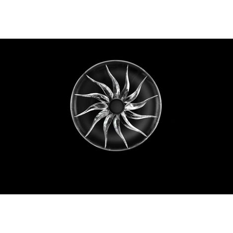 RCR Cristalleria Italiana Centrotavola Trix 330 H 99 Mm D 305 Mm