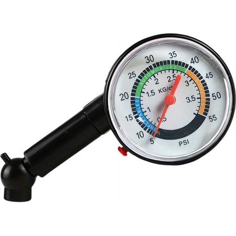 Manometro per pneumatici auto, tester di pressione per pneumatici auto di facile lettura con quadrante rotondo simulato. (1/4)